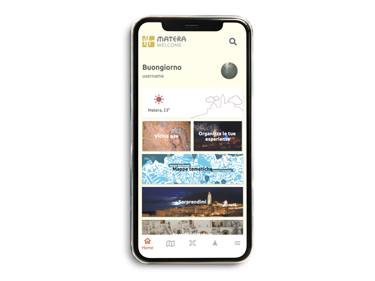 Matera Welcome App